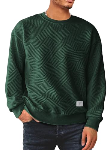 Elegancity Herren Sweatshirts Langarm Pullover Casual Langarmshirts Basic Einfarbig Shirts Hoodie Sweatpullover Winter Herbst Frühling Grün M Elegancity Herren Sweatshirts Langarm Pullover Casual Langarmshirts Basic Einfarbig Shirts Hoodie Sweatpullover Winter Herbst Frühling Grün M von Elegancity