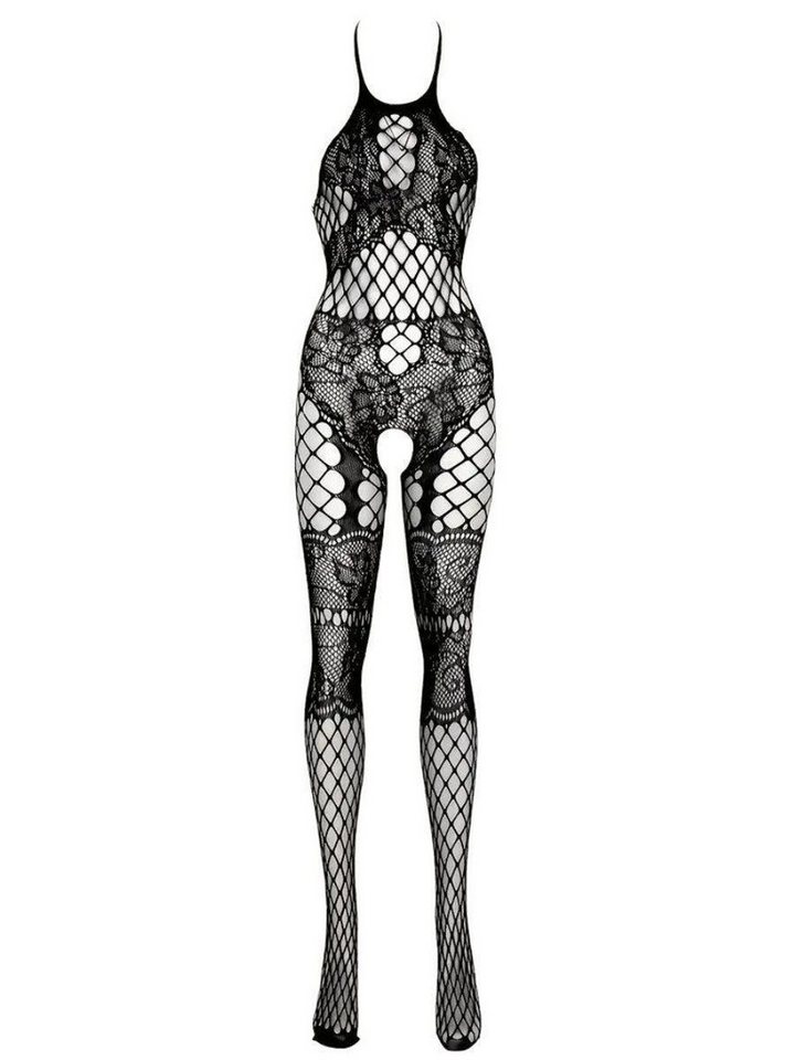 Elegant Love Bodystocking-Ouvert Floraler Spitzen-Bodystocking mit Ouvert – Damen-Dessous Reizwäsche mit modischem Akzent – Ideal für besondere Momente von Elegant Love