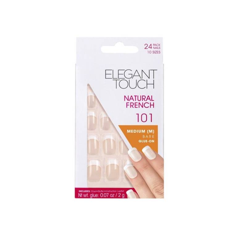 Elegant Touch Nageldesign Zubehör Natürliche Französische Nägel Nummer 101 Medium von Elegant Touch