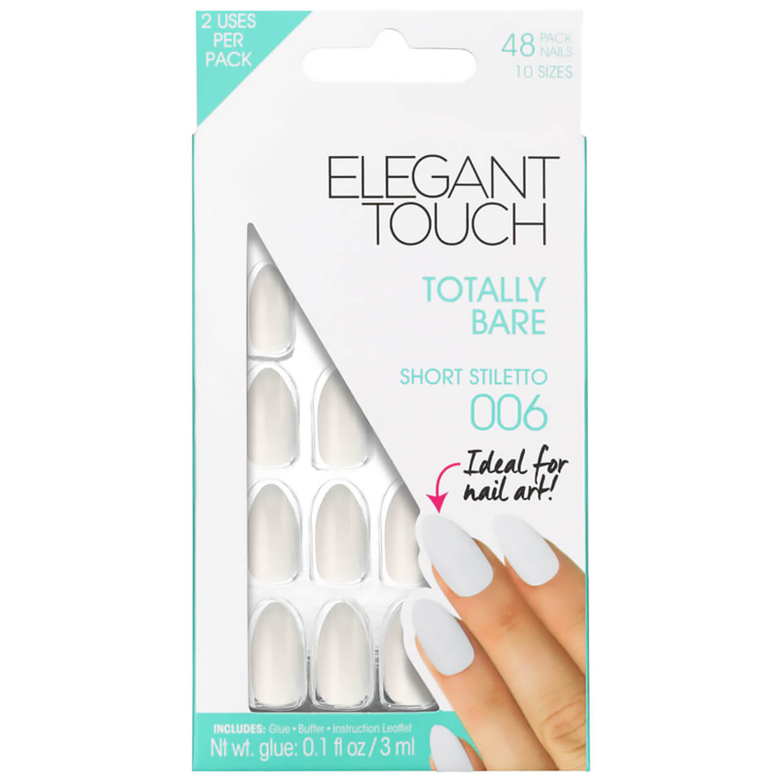 Elegant Touch Total Bare Nails - Short Stiletto 006 von Elegant Touch