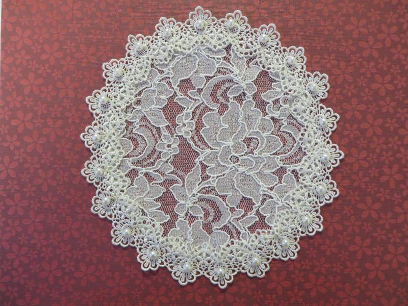 Handgefertigte Cremefarbene Spitzendeckchen Kopfbedeckung Mit Perlen, Frauen Kippah, Damen Yarmulke | Dekorative Haarnadel | Style 463 Elegantes Handgefertigte Cremefarbene Spitzendeckchen Kopfbedeckung Mit Perlen, Frauen Kippah, Damen Yarmulke | Dekorative Haarnadel | Style 463 Elegantes von ElegantDoily