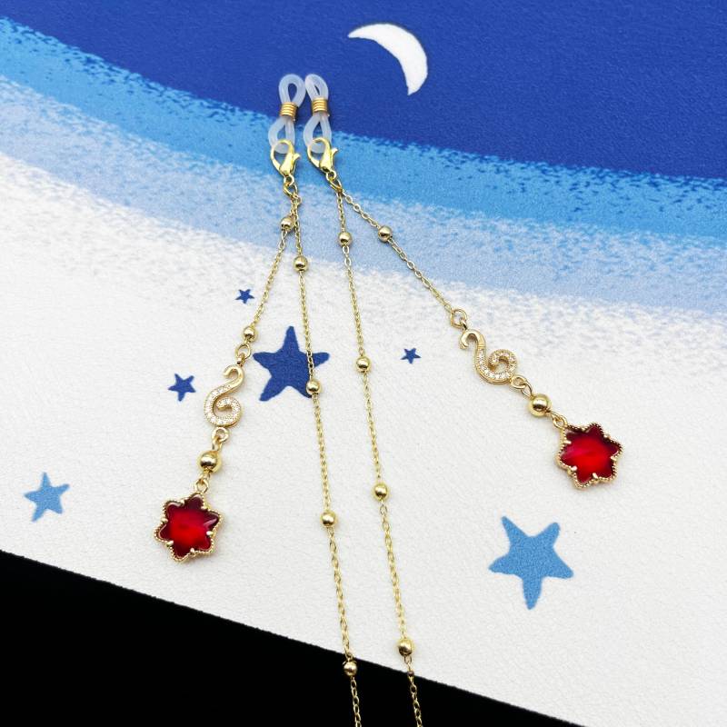 Kristall Stern Gläser Kette, Und Note Anhänger Astronomie Einzigartige Zubehör von ElegantEchoDE