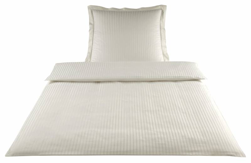 Elegante Bettwäsche "White House" 2 Stk. tlg. mit unifarbenen Streifen Elegante Bettwäsche "White House" 2 Stk. tlg. mit unifarbenen Streifen von Elegante