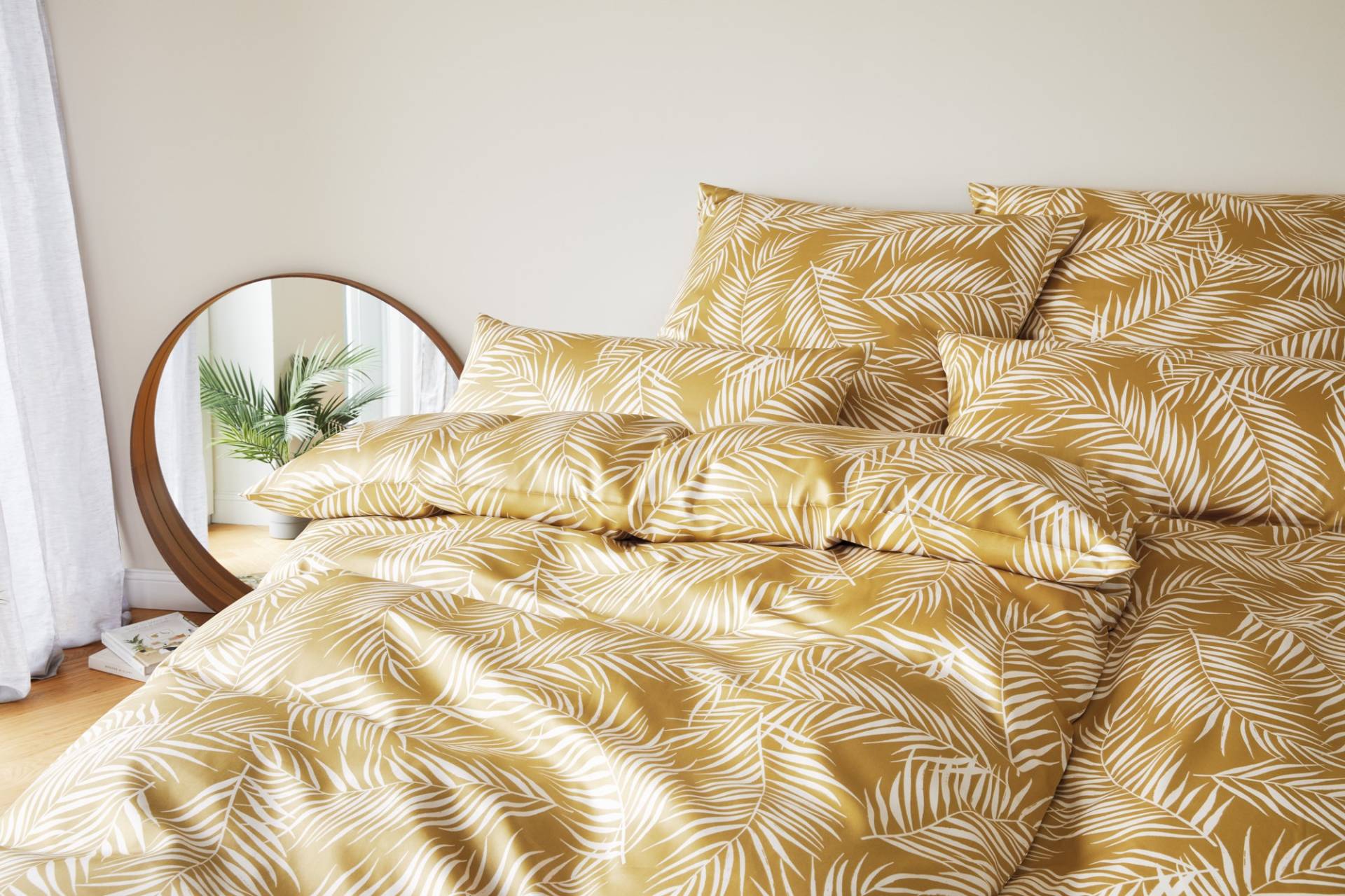 Elegante Bettwäsche "Maison Leaves" 2 Stk. tlg. angenehmes Hautgefühl von Elegante