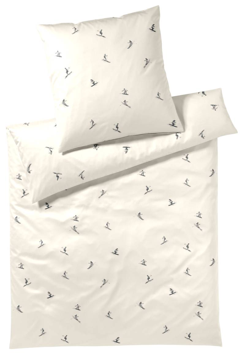 Elegante Bettwäsche "Mono Ski" 2 Stk. tlg. angenehmes Hautgefühl Elegante Bettwäsche "Mono Ski" 2 Stk. tlg. angenehmes Hautgefühl von Elegante