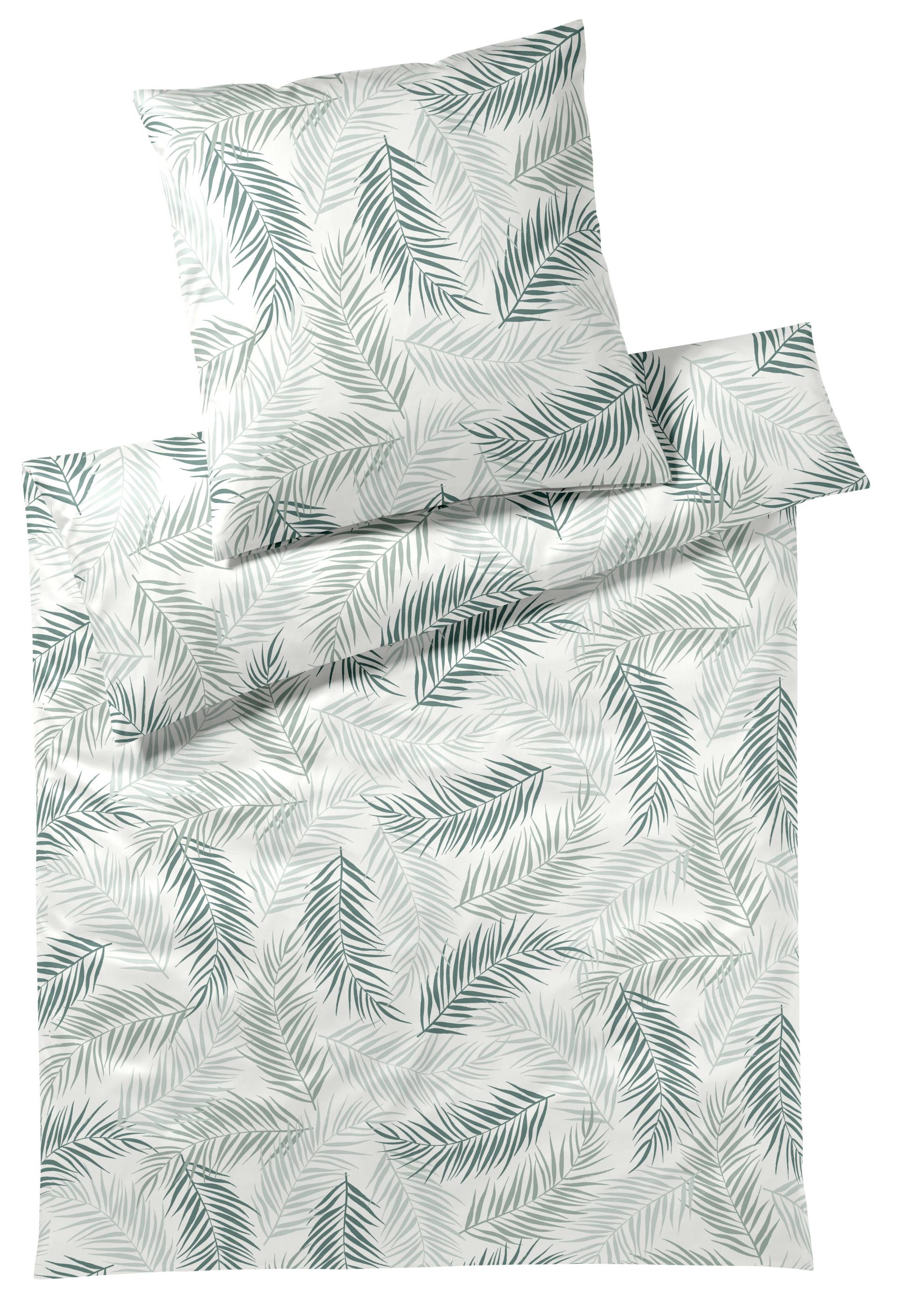 Elegante Bettwäsche "Palm" 2 Stk. tlg. angenehmes Hautgefühl von Elegante