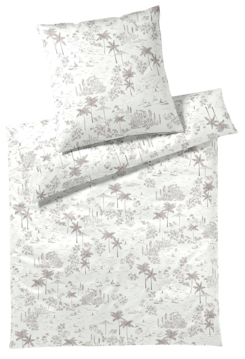 Elegante Bettwäsche "Positano" 2 Stk. tlg. angenehmes Hautgefühl von Elegante
