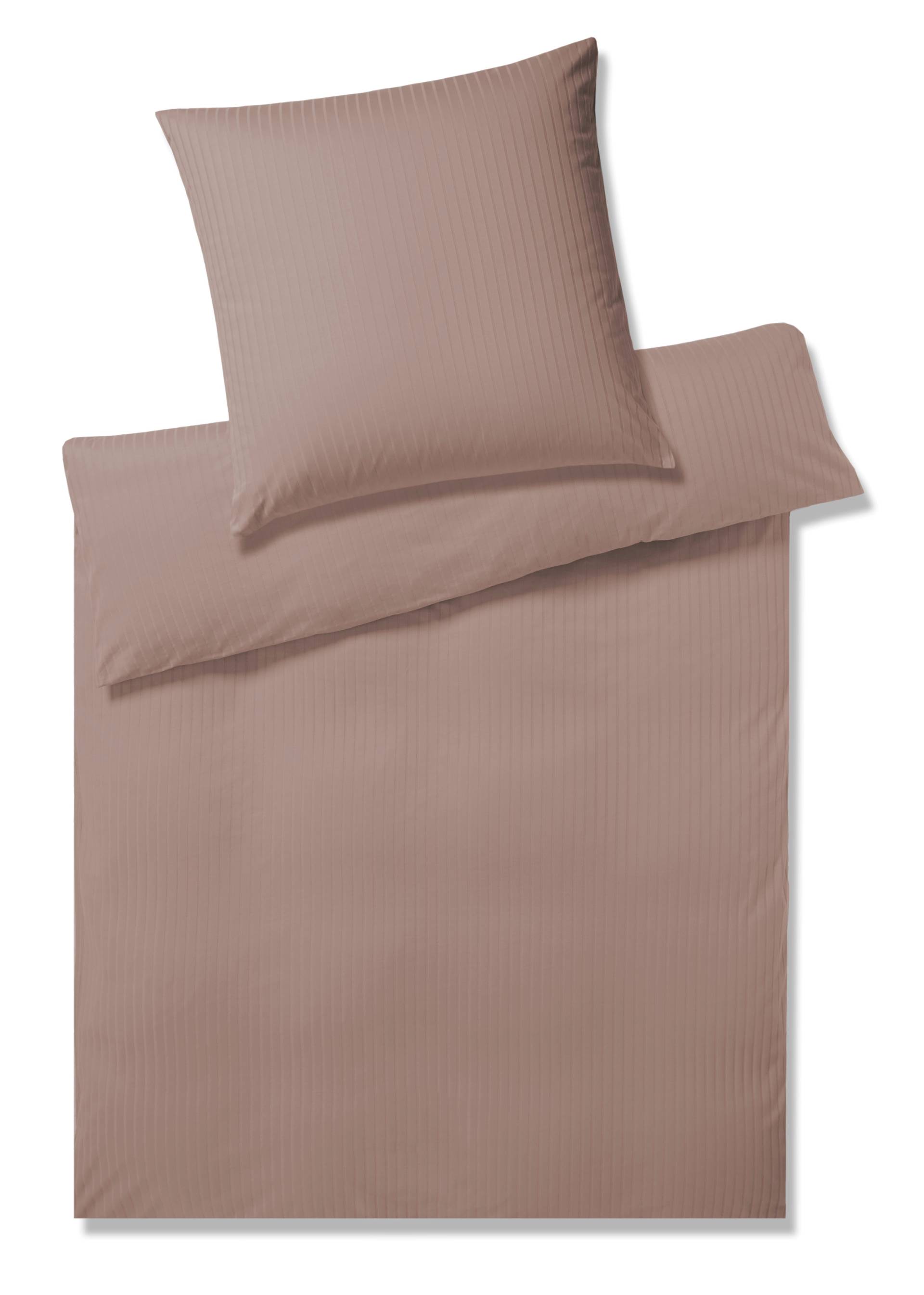 Elegante Bettwäsche "Solid Stripe" 2 Stk. tlg. angenehmes Hautgefühl von Elegante