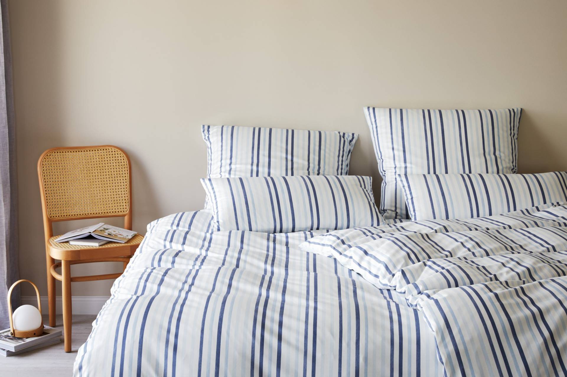 Elegante Bettwäsche "Waterstripe" 2 Stk. tlg. angenehmes Hautgefühl von Elegante