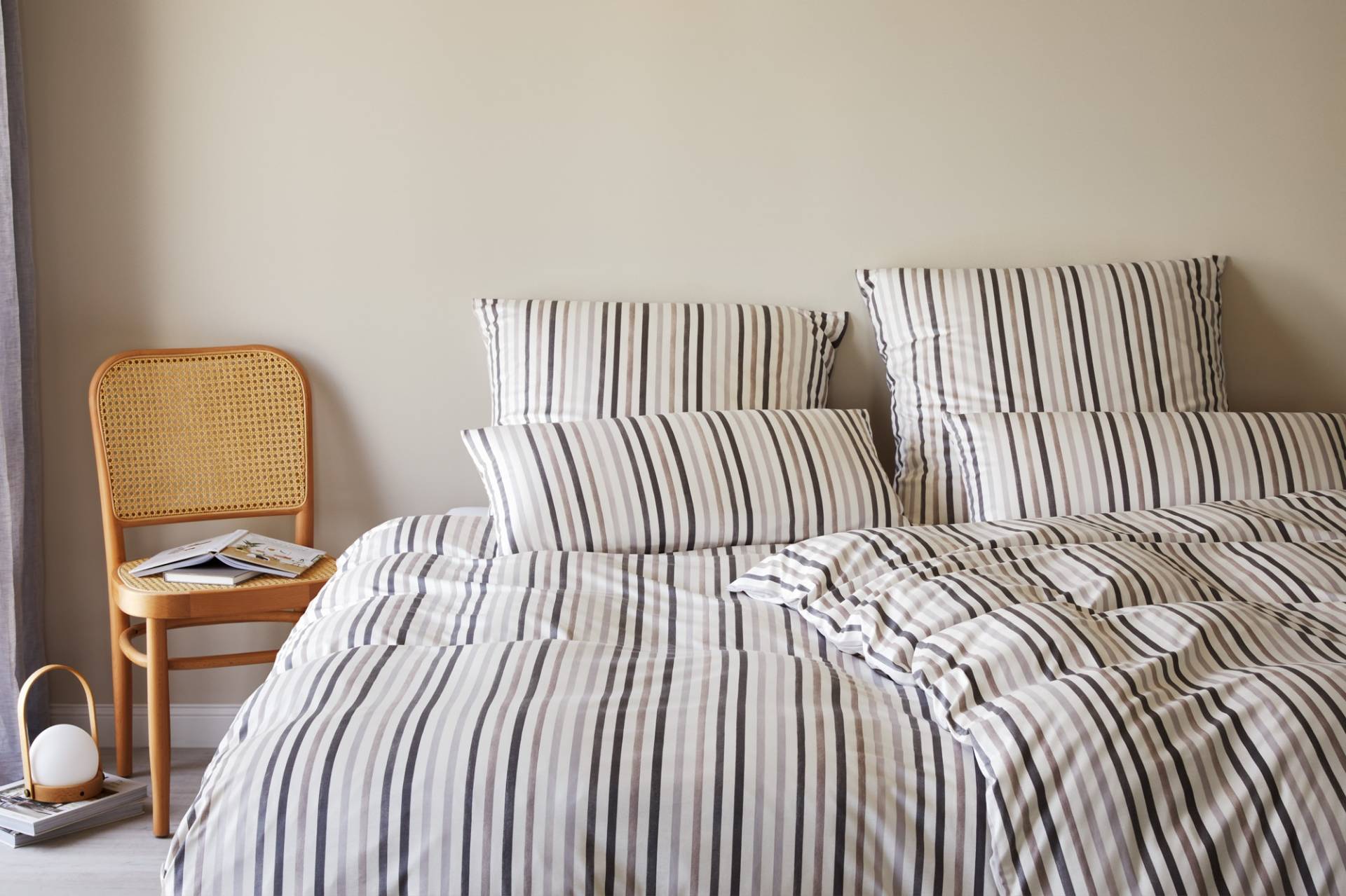 Elegante Bettwäsche "Waterstripe" 2 Stk. tlg. angenehmes Hautgefühl von Elegante