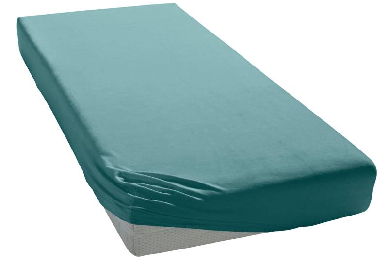 Elegante Spannbettlaken "Mako-Jersey" in hochwertiger Qualität mit Elasthan-Anteil von Elegante