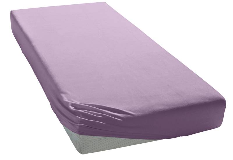 Elegante Spannbettlaken "Mako-Jersey" in hochwertiger Qualität mit Elasthan-Anteil Elegante Spannbettlaken "Mako-Jersey" in hochwertiger Qualität mit Elasthan-Anteil von Elegante