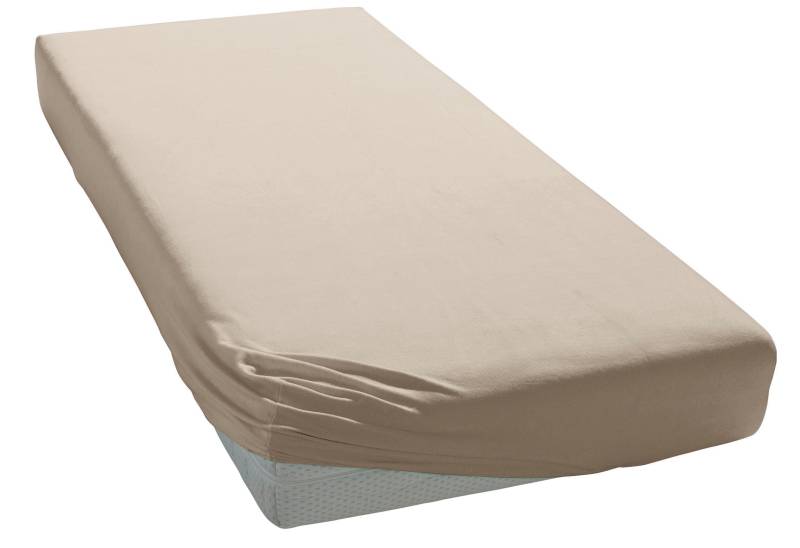 Elegante Spannbettlaken "Mako-Jersey" in hochwertiger Qualität mit Elasthan-Anteil Elegante Spannbettlaken "Mako-Jersey" in hochwertiger Qualität mit Elasthan-Anteil von Elegante