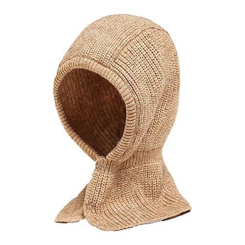 Elegantiskas Balaclava Strickpullover Mütze Winter Warmer Kapuzenschal Beanie Mütze für Damen Herren von Elegtiskas