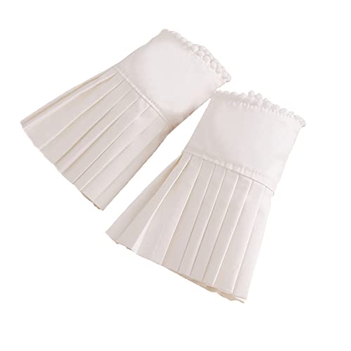 Elegtiskas Floral Layered Lace Cuff stretch Bracelet Writs Cuffs False Sleeves for Women and Girls von Elegtiskas