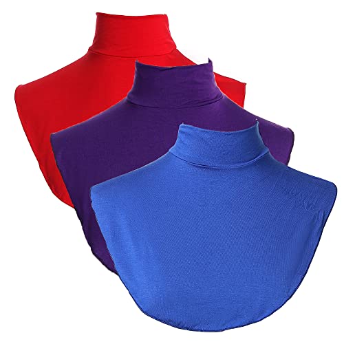 Elegtiskas Modal Fake Turtleneck Detachable Dickey Collar Turtleneck Top Half Shirt Blouse Fake Collar von Elegtiskas