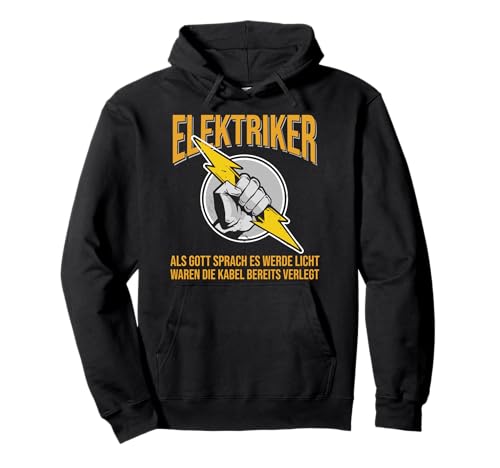 Herren Elektriker lustiger Sprüche Elektriker Gott Pullover Hoodie Herren Elektriker lustiger Sprüche Elektriker Gott Pullover Hoodie von Elektriker Elektroniker Herren Papa Tshirts