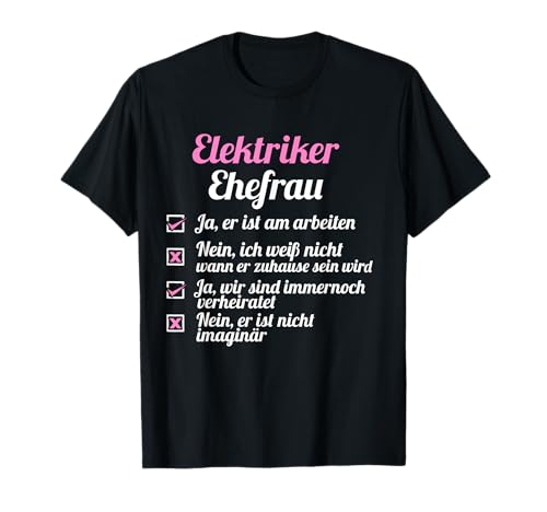 Elektriker T-Shirt für Elektronik, Herren, Handwerker, lustig T-Shirt von Elektriker Tshirt Geschenk Elektroniker Lustig