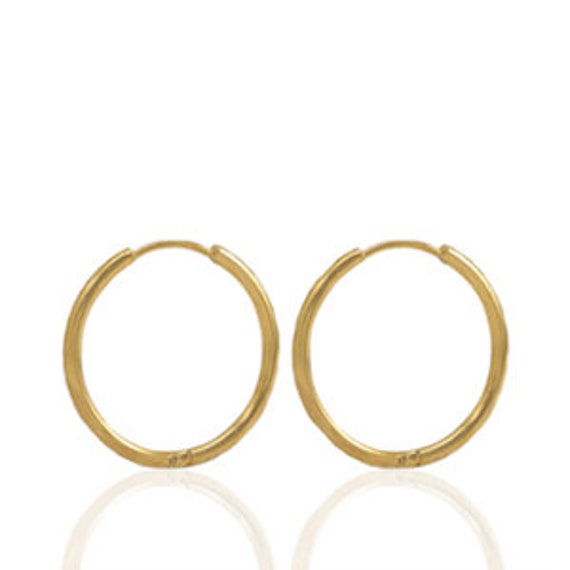 Coole Creolen Ø 13 Mm Ohrringe Von Elektropulli von ElektroPulli