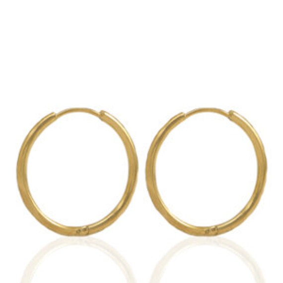 Coole Creolen Ø 15 Mm Ohrringe Von Elektropulli von ElektroPulli