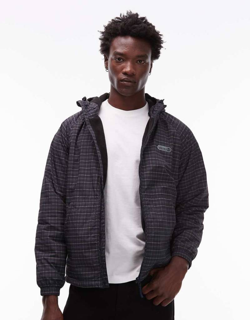 Element - Alder 2.0 - Trainingsjacke in Marineblau kariert von Element