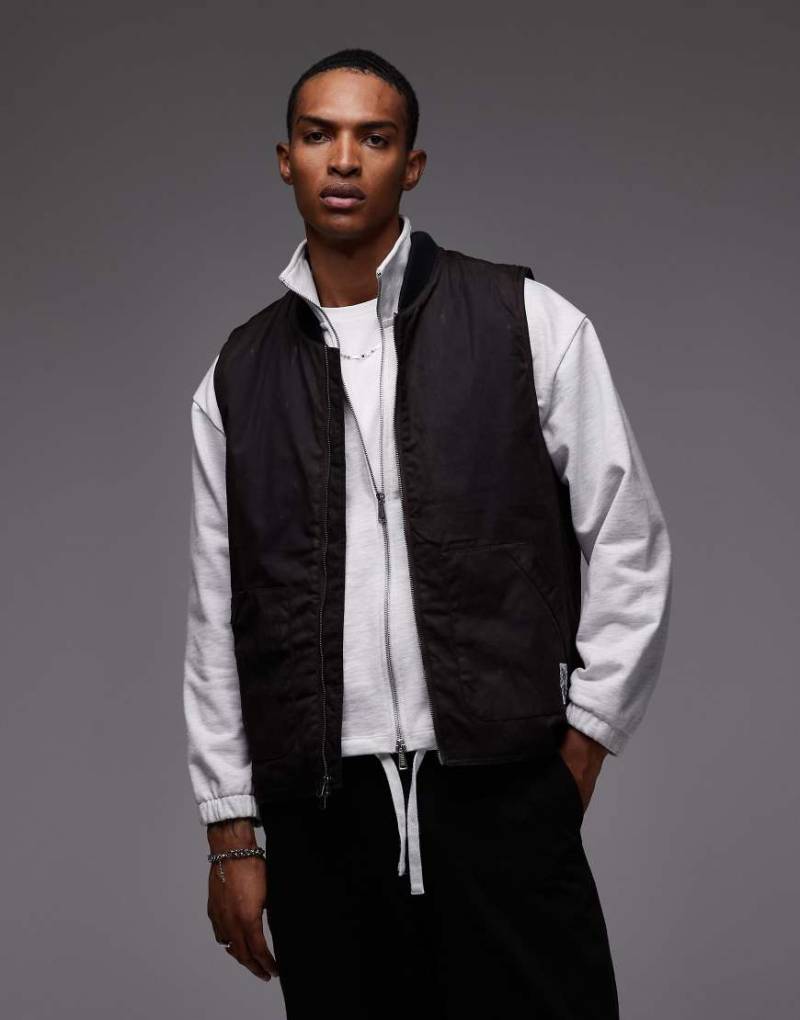 Element - Bigfoot - Gewachstes Utility-Trägertop in Dunkelbraun-Brown von Element