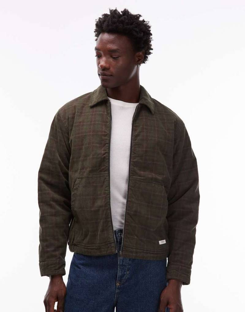 Element - Garage - Jacke aus Cord in Dunkelbraun-Brown von Element