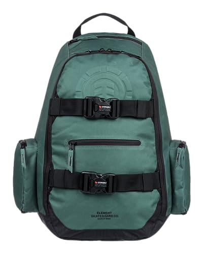 Element Herren Mohave Backpack – Lightweight Bookbag – with Skate Straps Rucksäcke, Dunkelgrün 2.0, Einheitsgröße von Element