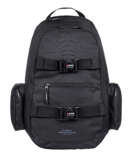Element Herren Mohave Backpack – Lightweight Bookbag – with Skate Straps Rucksäcke, Flint Black 2.0, Einheitsgröße von Element