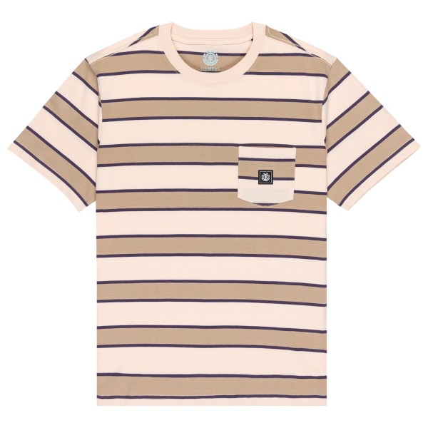 Element - Icon Label Pocket - T-Shirt Gr M weiß von Element