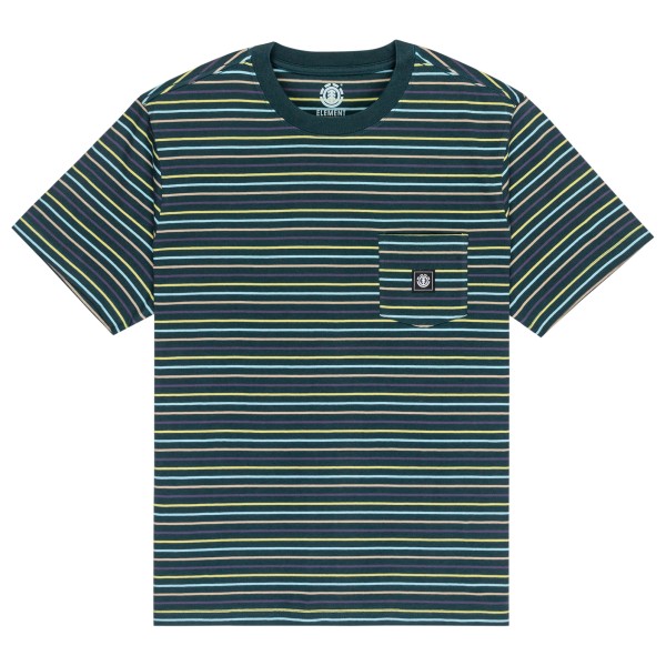 Element - Icon Label Pocket - T-Shirt Gr XXL blau von Element