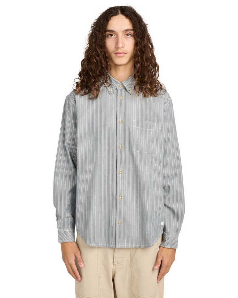 Element Langarmhemd Button Down Regular Chambray von Element