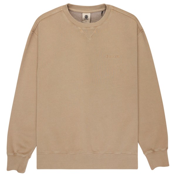 Element - Lowcase Pigment Crew - Pullover Gr XL beige von Element
