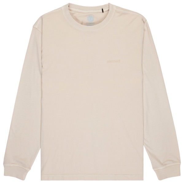 Element - Lowcase Pigment L/S - Longsleeve Gr XXL beige von Element