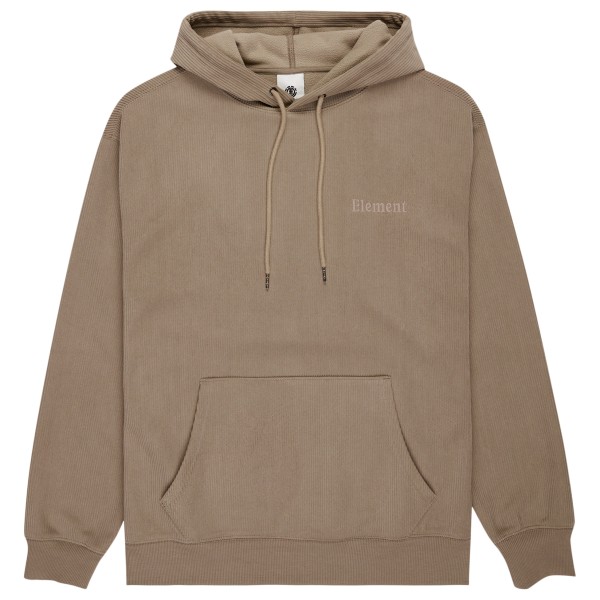 Element - Serif Corduroy Pullover - Hoodie Gr L beige/braun von Element