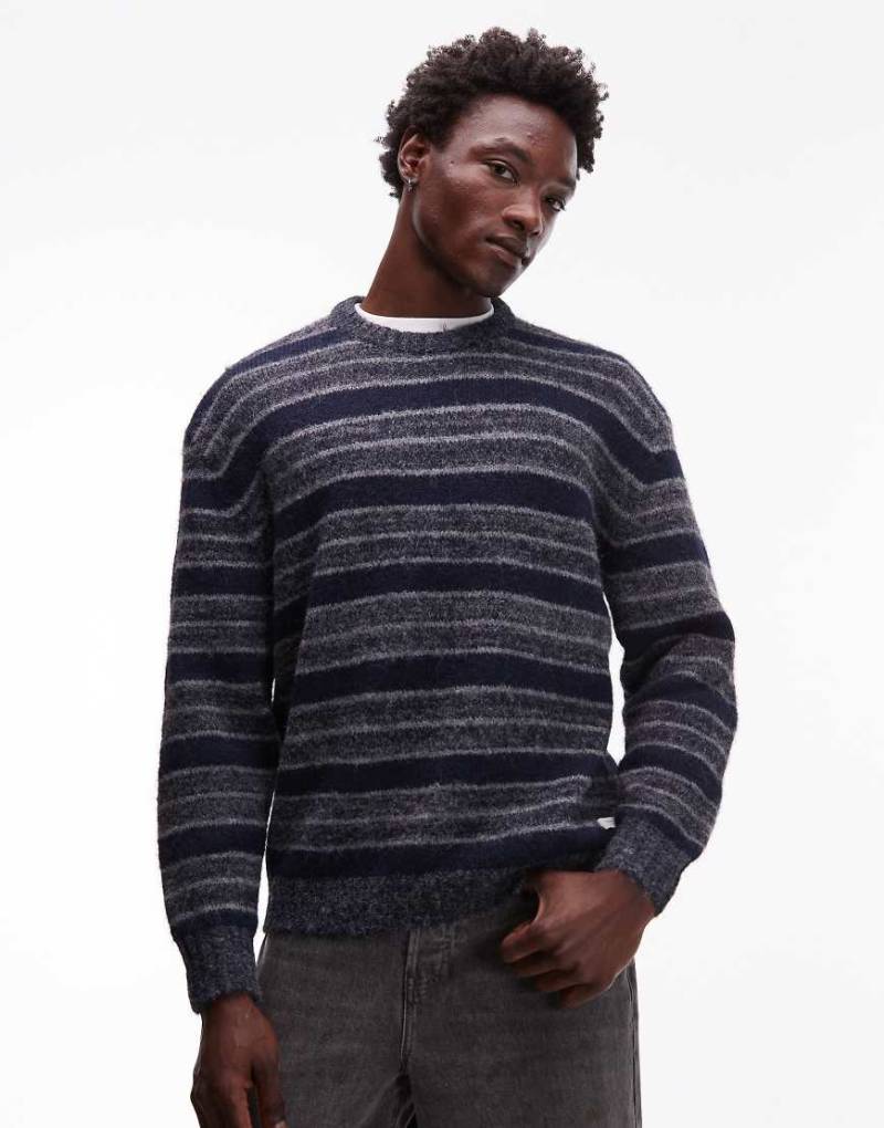 Element - Shoreton - Strickpullover in Blau gestreift Element - Shoreton - Strickpullover in Blau gestreift von Element