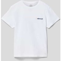 Element T-Shirt mit Label-Print in Weiss, Größe 176 von Element