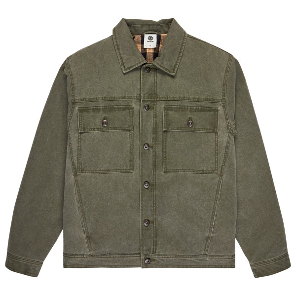 Element - Trucker Canvas - Freizeitjacke Gr XL oliv von Element