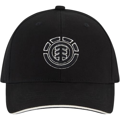 Element Uni-Erwachsene Baseball Hat, Adult Flex Fit Active Sport Cap with Curved Brim Hut, Schwarz, Einheitsgre von Element