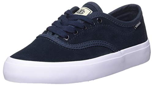 Element Unisex Y Passiph Suede Jungen Sneaker, blau (NAVY), 34.5 EU von Element