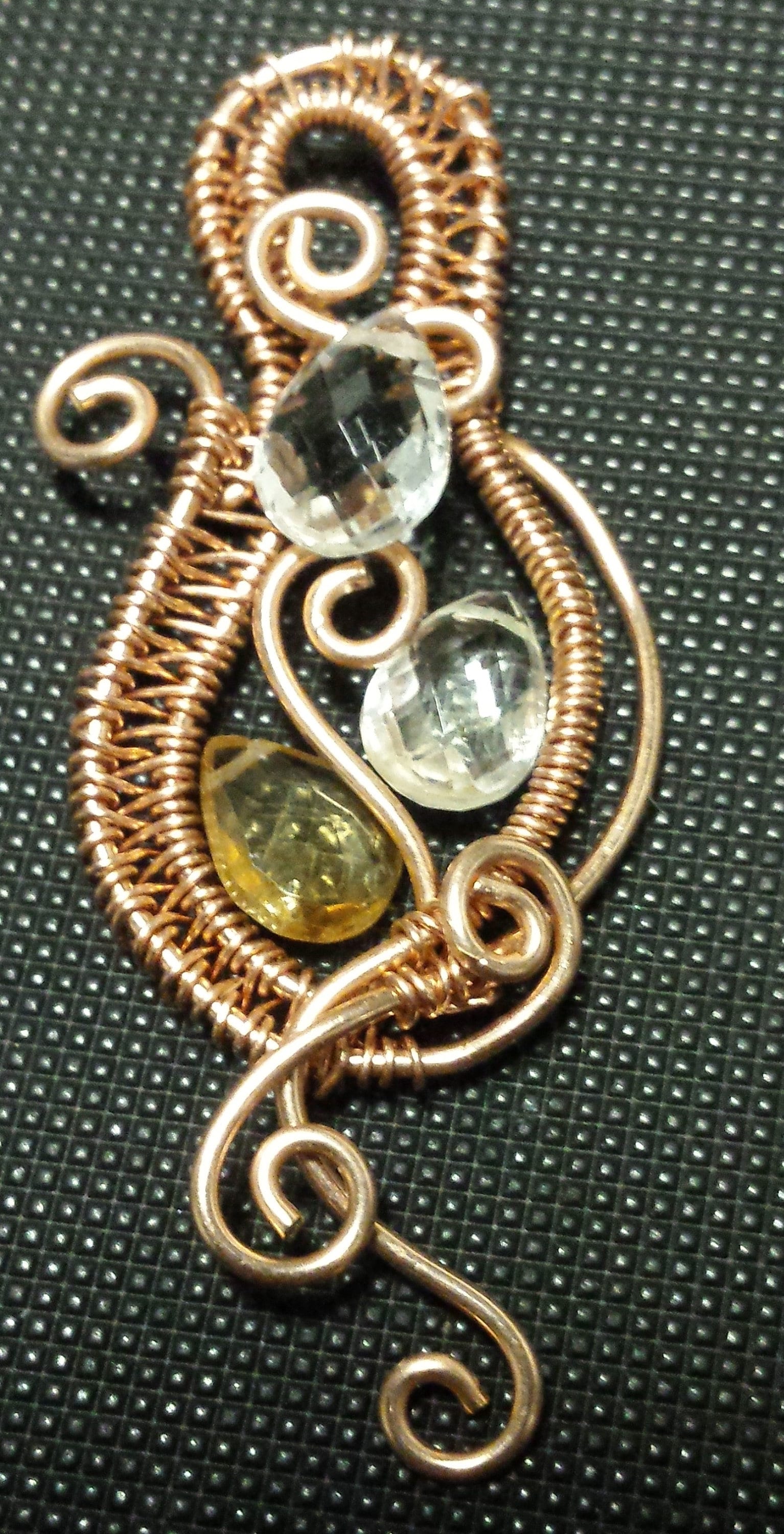 Rose Gold Tropfenanhänger Rose Gold Tropfenanhänger von ElementalArtsbyCDaly