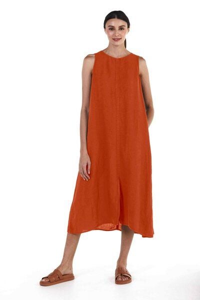 Elemente Clemente Kleid Owo aus 100% Leinen von Elemente Clemente