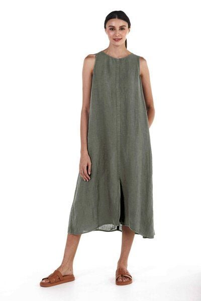 Elemente Clemente Kleid Owo aus 100% Leinen von Elemente Clemente