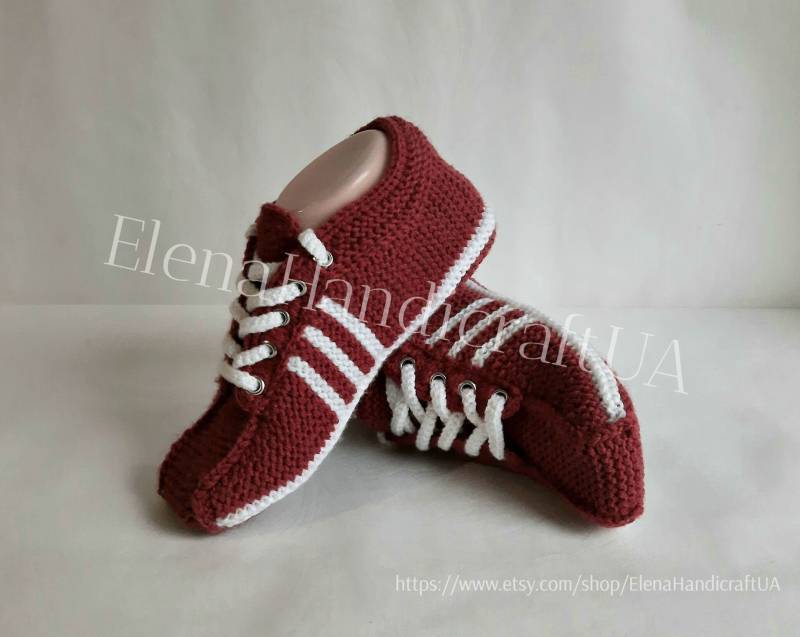 Gestrickte Socken|Gehäkelte Hausschuhe|Herren Sneakers|Hausschuhe|Hausschuhe|Handgestrickte Socken|Wollsocken|Hausschuhe Damen|Handicraftua von ElenaHandicraftUA