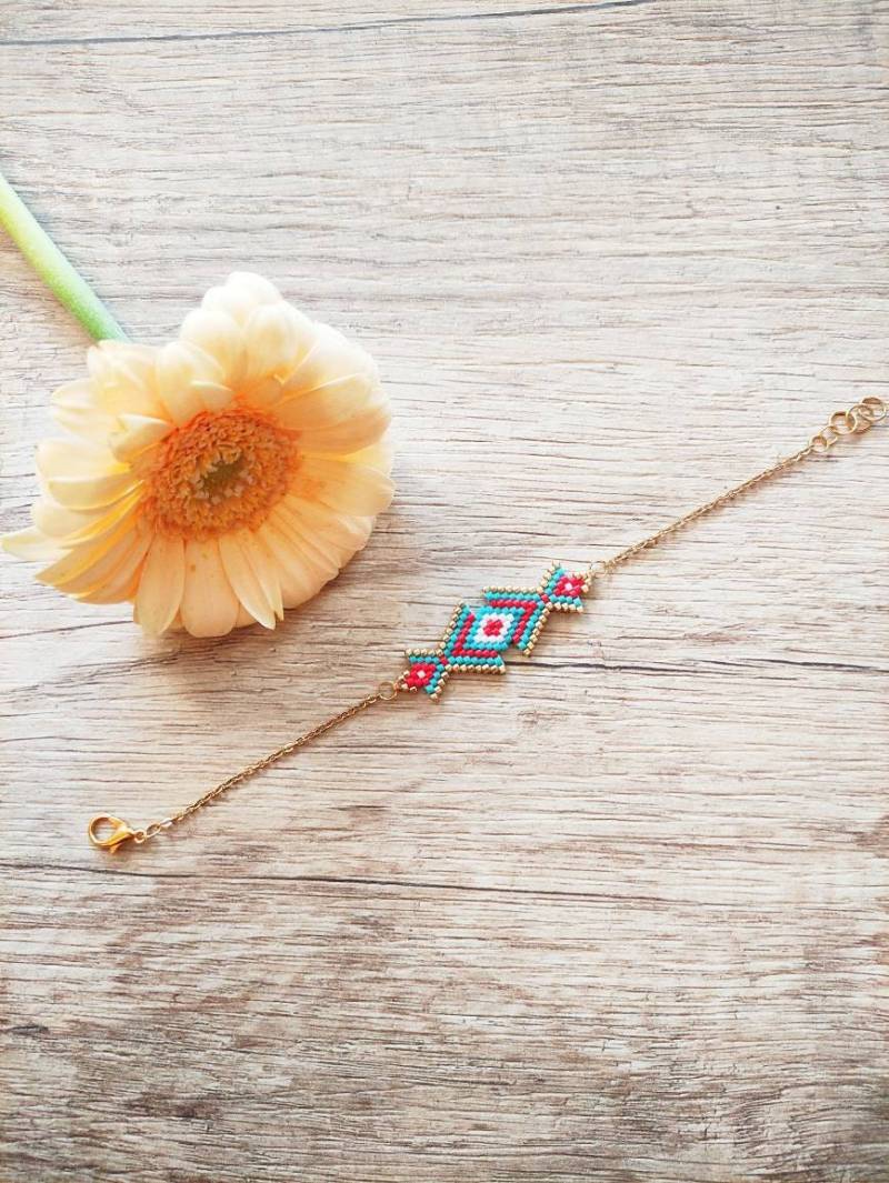 Armband Für Frauen, Perlenschmuck, Minimalist Armband, Boho Handgemachter Schmuck, Miyuki Webband von ElenaRt80