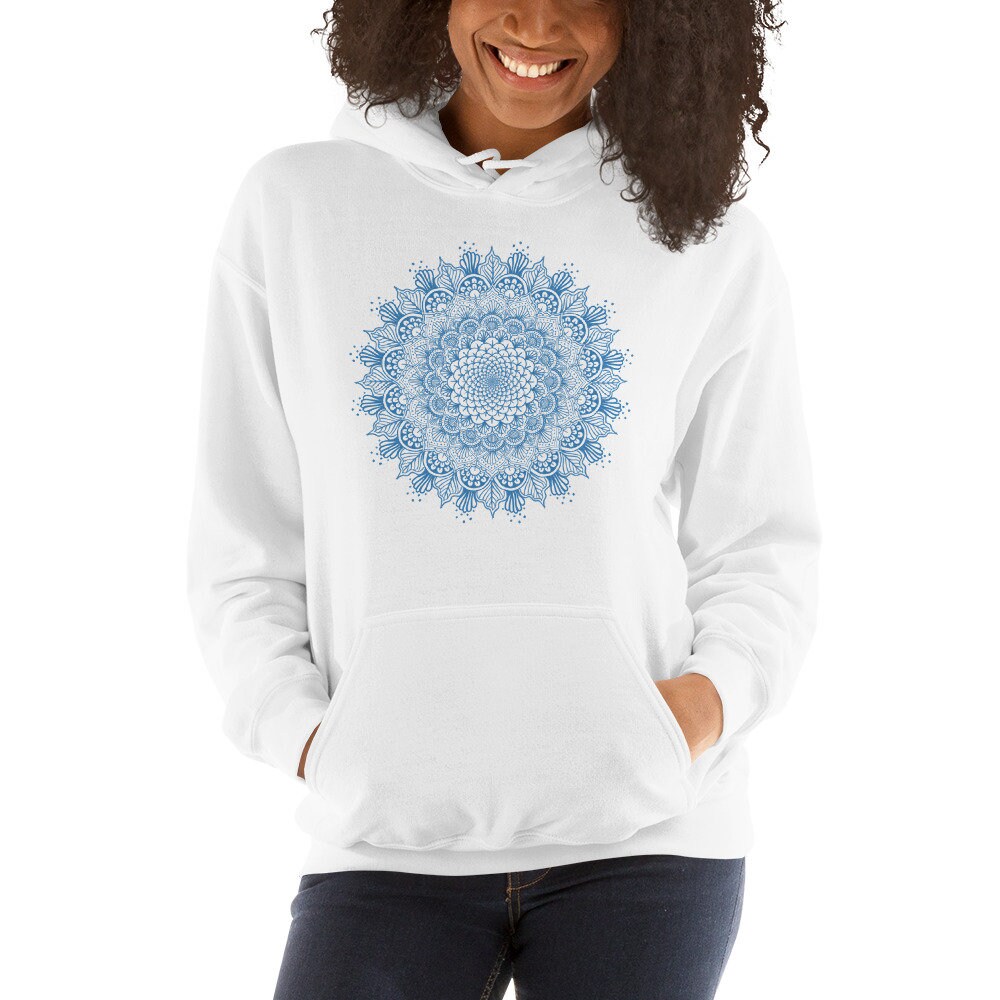 Mandala Kapuzenpullover Mandala Kapuzenpullover von EleniVeilleuxArt