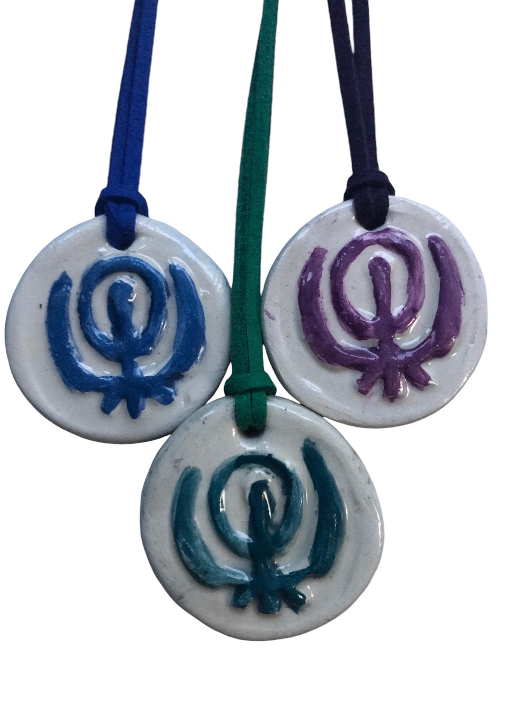 Adi Shakti Symbol Kette Göttlich-Weibliche Energie, Sikh Kundalini Yoga von Elenware