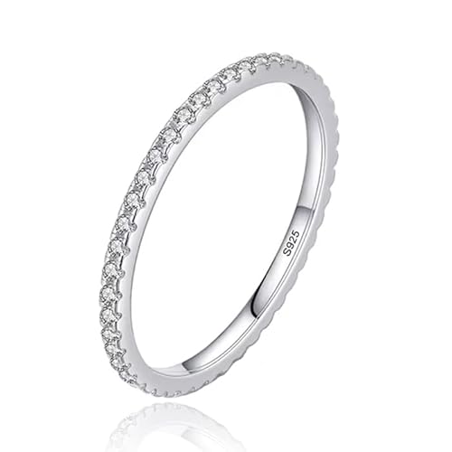 Elenza Sterling 925 Silber Tragbare Ewigkeit Ring mit Zirkonia-16mm von Elenza AMS