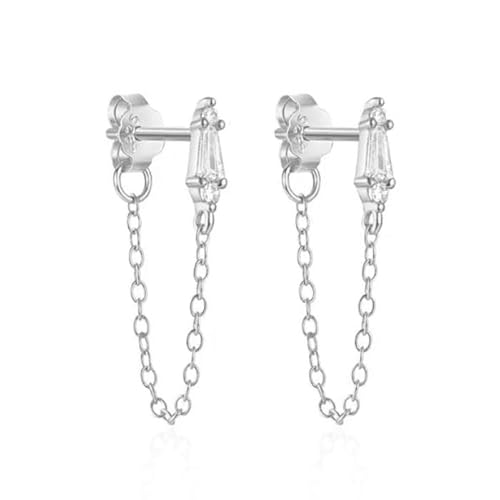 Silber Elenza Ohrringe mit Halskette und Zirkonia – Raffinierter Damenschmuck von Elenza AMS