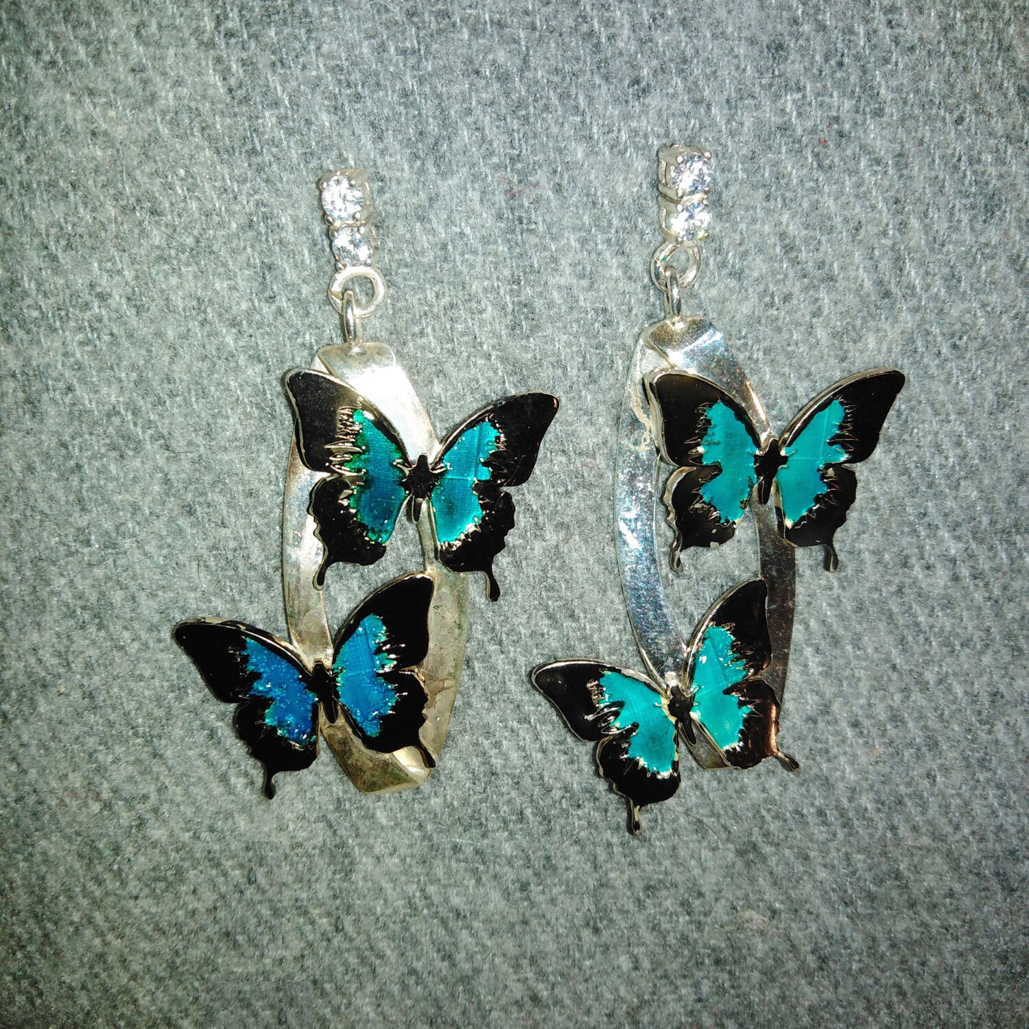 Schmetterlinge - Blaue Ohrringe Schmetterlinge - Blaue Ohrringe von EleonoraSantiniJD